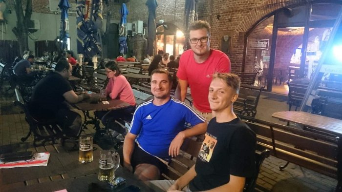 Přátelské posezení s mladou generací „krajanů“ ve městě Temešvár